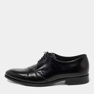 Dior Black Leather Timeless Lace Up Oxford Size 43.5