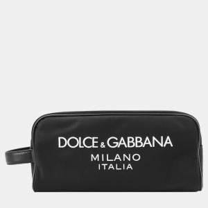 Dolce & Gabbana Black Nylon Pouch