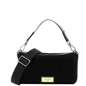 Dolce & Gabbana Black Nylon Shoulder Bag