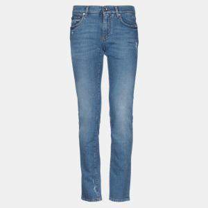 Pre Owned Dolce & Gabbana Cotton Jeans 44