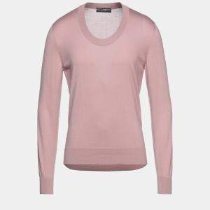 Pre Owned Dolce & Gabbana Silk Sweater IT 46