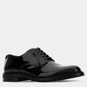 Dolce & Gabbana Black Leather Derby Shoes IT 41