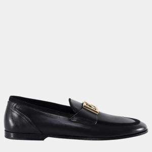 Dolce & Gabbana Black Leather Loafer EU 40