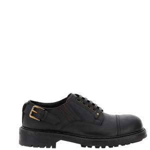 Dolce & Gabbana Black Cowhide Bernini Slip-On Shoes Size IT 41