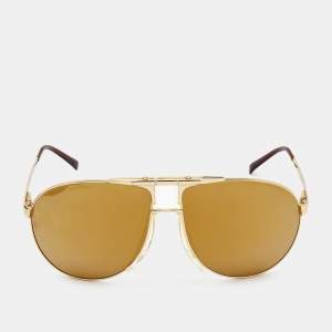 Dolce & Gabbana Brown/Gold Frame Aviator Sunglasses