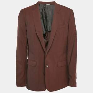 Pre Owned Dolce & Gabbana Brown Virgin Wool Tailored Blazer XXL