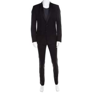 Dolce & Gabbana Maritini Black Wool and Silk Tuxedo Suit M