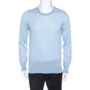 مملوكة مسبقًا Dolce & Gabbana Light Blue Cashmere Sweater M