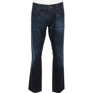 Dolce & Gabbana Dark Blue Denim 16 Straight Fit Jeans XL