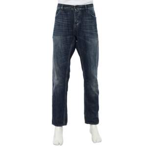 Pre Owned Dolce & Gabbana 16 Classic Navy Blue Denim Jeans XXL
