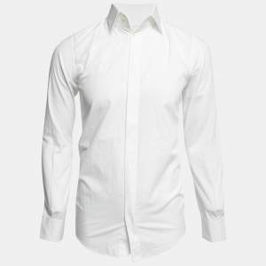 Pre Owned Dolce & Gabbana White Cotton Classic Shirt S