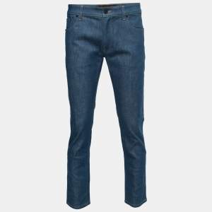 Pre Owned Dolce & Gabbana Blue Denim Stretch 14 Jeans XL Waist 36"