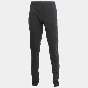 Pre Owned Dolce & Gabbana Black Wool Pants XL