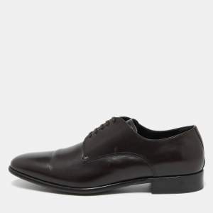 Dolce & Gabbana Dark Brown Leather Lace Up Derby Size 43