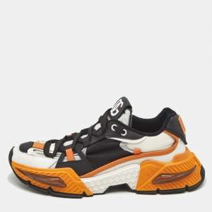 Dolce & Gabbana Multicolor Nylon and Leather Airmaster Sneakers Size 42