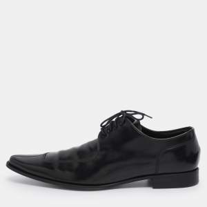 Dolce & Gabbana Black Leather Derby Size 40.5