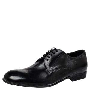 مملوكة مسبقًا Dolce & Gabbana Two Tone Leather Lace Up Derby Size 42.5