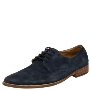 D&G Blue Suede Lace Up Oxfords Size 41.5