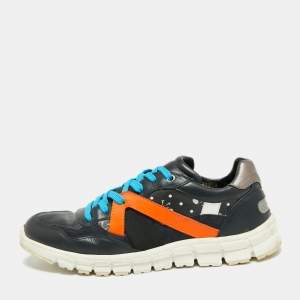 Pre Owned حذاء رياضي دولتشي أند غابانا  جلد متعدد الألوان برباط مقاس 41