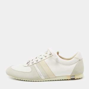 Dolce & Gabbana Tri Color Suede and Leather Low-Top Sneakers Size 42