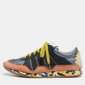 Dolce & Gabbana Multicolor Leather Low Top Sneakers Size 43