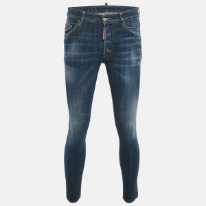 Dsquared2 Blue Faded Denim Skater Jeans S Waist 31"