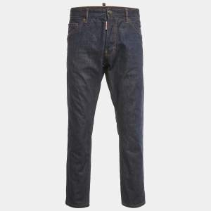 Dsquared2 Blue Denim Regular Fit Jeans XL Waist 52"