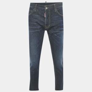 Pre Owned Dsquared2 Dark Blue Denim Cool Guy Jeans XL Waist 36"