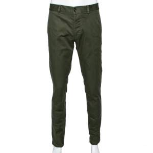 Dsquared2 Green Cotton tapered Leg Pants L