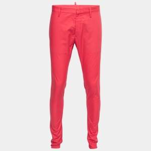 Dsquared2 Coral Pink Cotton Trousers M