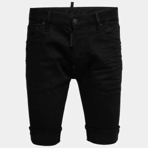 DSquared2 Black Denim Bermuda Shorts M
