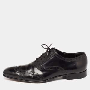 Dsquared2 Black Brogue Patent Leather Oxfords Size 43.5