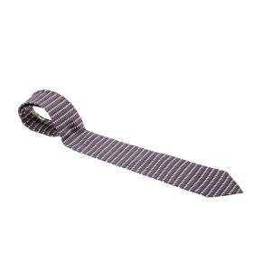 Dunhill Multicolor Silk Abstract Geometric Print Tie 