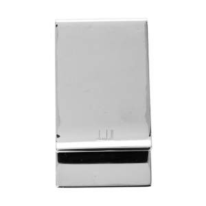 Alfred Dunhill Silver Tone Logo Money Clip