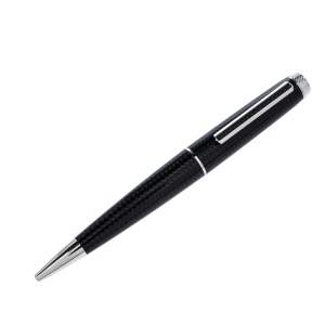 Dunhill Avorities Grey Woven Effect Palladium Finish Ballpoint Pen