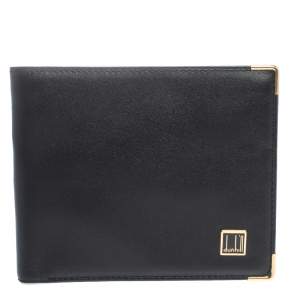 Dunhill Black Leather Bifold Wallet