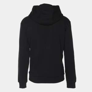 Emporio Armani Navy Blue Jersey Hooded Sweatshirt XS