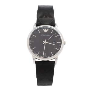 Emporio Armani Black Stainless Steel AR80012 Men's Bracelet & Wristwatch Set 43 mm