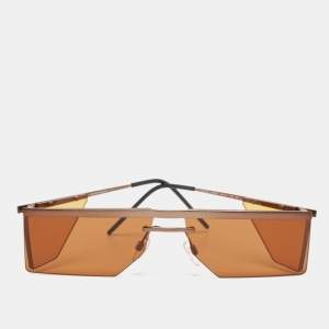 Emporio Armani Matt Bronze EA 2123 Rectangular Sunglasses