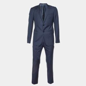 Emporio Armani Navy Blue Wool Suit M