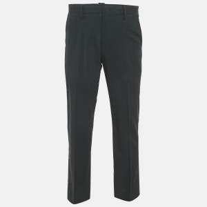 Emporio Armani Black Eteropolitan Line Wool Trousers S