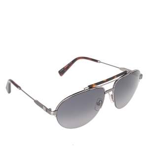 Ermenegildo Zegna Silver/Tortoise EZ0007 Aviator Sunglasses