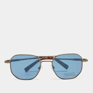 Ermenegildo Zegna Blue EZ0093 Aviator Sunglasses
