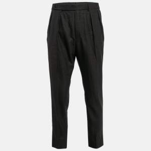 Ermenegildo Zegna Brown Wool Tapered Trousers XXL