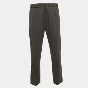Ermenegildo Zegna Grey Cotton Knit Sweatpants L