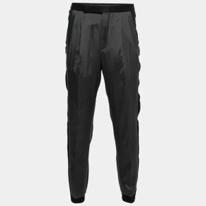Pre Owned Ermenegildo Zegna Couture Wool & Silk Jogger Trousers M