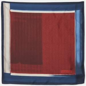 Ermenegildo Zegna Brown Silk Pocket Square 