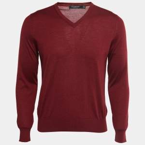 Ermenegildo Zegna Cashmere & Silk V-Neck Sweater XS