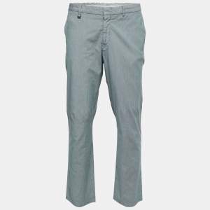Ermenegildo Zegna Grey Cotton Trousers 2XL