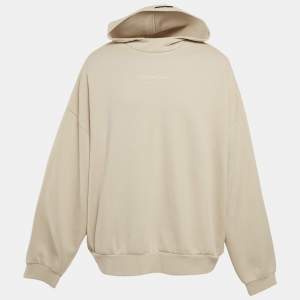 Fear of God Essentials Logo Print Cotton Hoodie XL